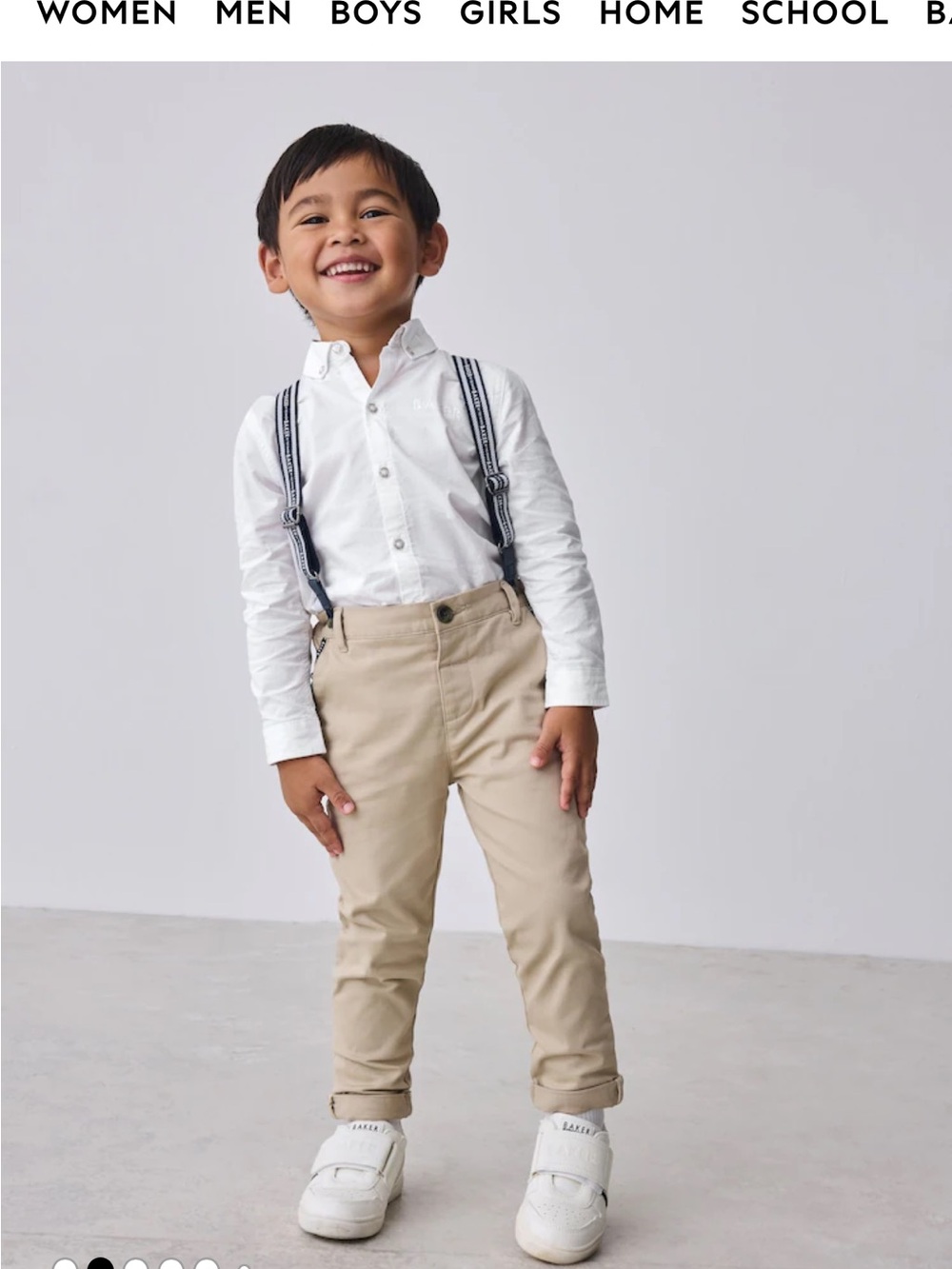 Baker by Ted Baker Beige Chino Pants for Kids